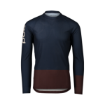 MAGLIA CICLISMO POC M'S MTB PURE LS JERSEY 52844 NAVY BROWN.png